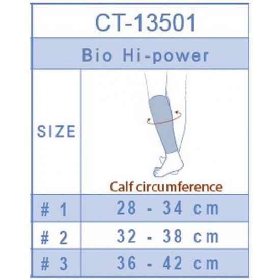 Graduated Compression Calf Sleeve Bio Hi-Power (pair) - Fokozatos Kompressziós Vádli Védő Bio Hi-Power (pár) Graduated Compression Calf Sleeve Bio Hi-Power (pair) - Fokozatos Kompressziós Vádli Védő Bio Hi-Power (pár)
