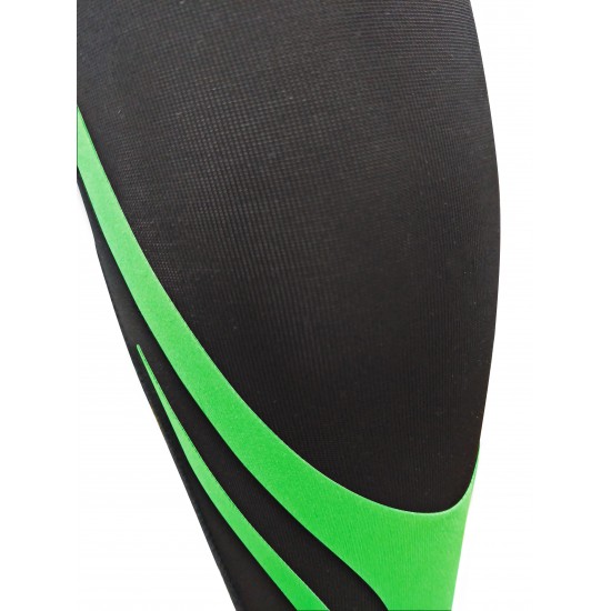 Ultrathin Compression Calf Sleeve Plus Green (pair) - Ultravékony Kompressziós Vádli Védő Plus Zöld (pár)
