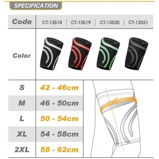 Ultrathin Compression Thigh Sleeve Plus Grey (pair) - Ultravékony Kompressziós Comb Védő Plus Szürke (pár)